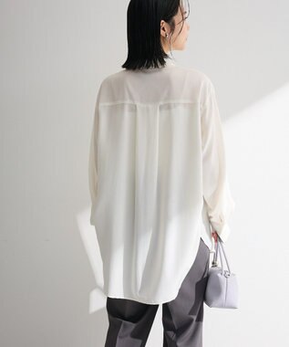 Green Parks レイヤード風ＢＩＧシャツ Off White