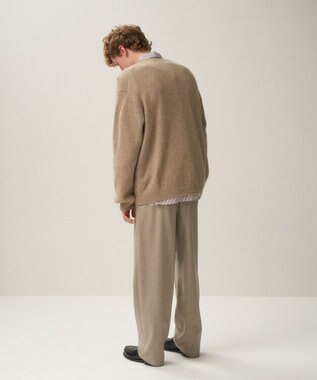 ATON MERINO COLLEGE FLANNEL | ワイドパンツ - UNISEX BEIGE