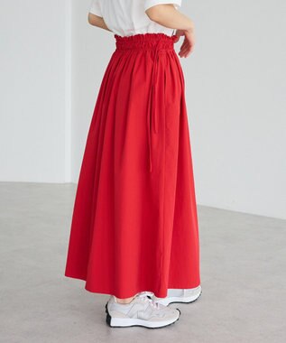 CRAFT STANDARD BOUTIQUE ドロストギャザースカート Red