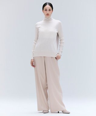 BEIGE， 【Lsize・セットアップ対応】CORBY / ウールイージーワイドパンツ Nude