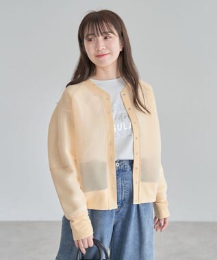 Green Parks シアーダンボールブルゾン Orange