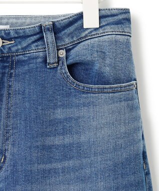 ICB 【ICB×tamachan_style コラボ】スタイルアップ ワイドデニム ライトインディコ系