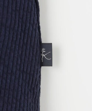 組曲 KIDS 【150-160㎝】サッカーストライプ ブラウス ネイビー