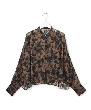 ICB 【30th ANNIVERSARY】 アーカイブフラワープリント ドルマンスリーブブラウス