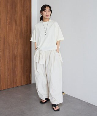 CRAFT STANDARD BOUTIQUE バイカラーヘムプルオーバー Off White