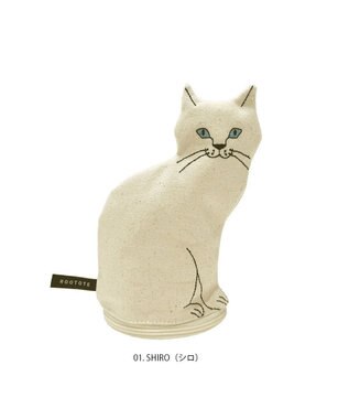 ROOTOTE 1117【ネコポーチ】EU.ウイズルー.オスワリネコ-A