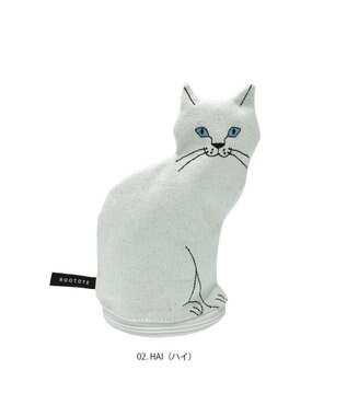 ROOTOTE 1117【ネコポーチ】EU.ウイズルー.オスワリネコ-A