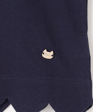 ANY KIDS 接触冷感 UVケア カーディガン ネイビー