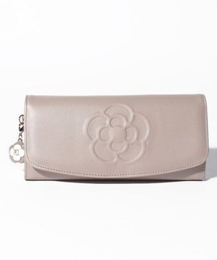 CLATHAS ワッフル　フラップ長財布