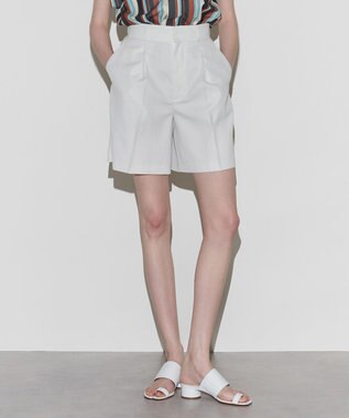 NAVE 【Nave】ウールポリエステルツイル ショートパンツ アイボリー系