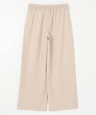 ANY 【ウエストゴム/ストレッチ/セットアップ可】イージィケアストレッチワイドパンツ ベージュ