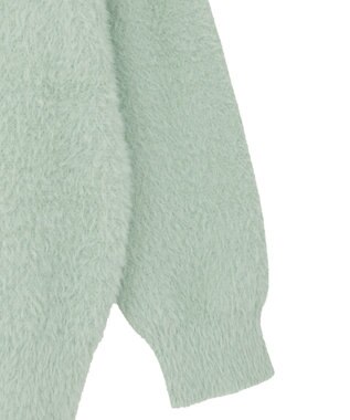 YECCA VECCA ラメシャギーカーディガン Charcoal Gray