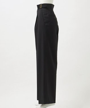 23区 【GOLD LABEL/見上愛さん着用】ウールシルクギャバジン グルカパンツ ブラック系