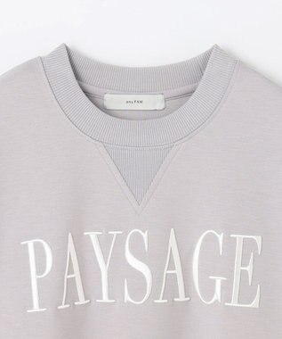 ANY ダンボールエンブロイダリープルオーバー ライトグレー