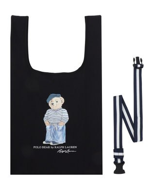 MOONBAT 【2WAY/撥水】POLO RALPH LAUREN フレンチベア ベルト付きレインバッグ ブラック