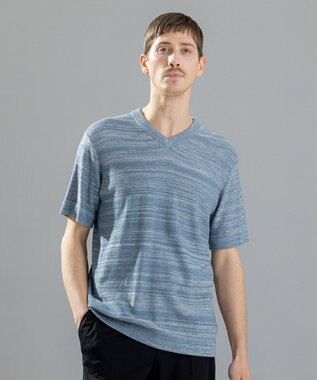 シャイニースラブブークレ ニットTシャツ / JOSEPH HOMME