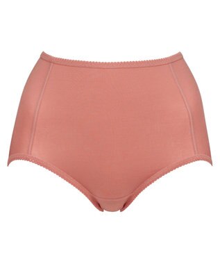 BRADELIS New York シリーズ160万枚突破 【BRADELIS NewYork / 育尻・伸びる・綿混・深め】モモパンツ・ショーツ#301 S-LL はくだけで簡単に補正 テラコッタ