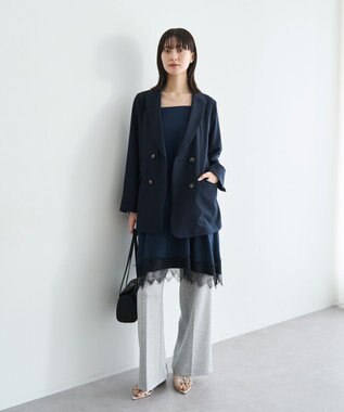 YECCA VECCA フェイクレザーミニボストンバッグ Silver