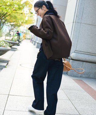 23区 TWリバーシブル アウター ダークブラウン系