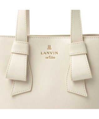 LANVIN en Bleu アンス 2wayバッグ アイボリー
