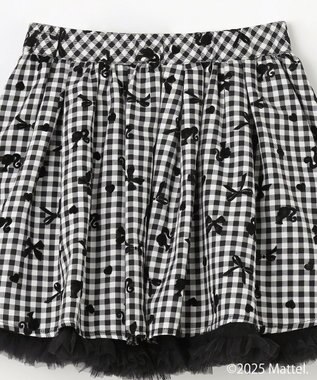 ANY KIDS 【Barbie(TM)】リバーシブルスカート ブラック