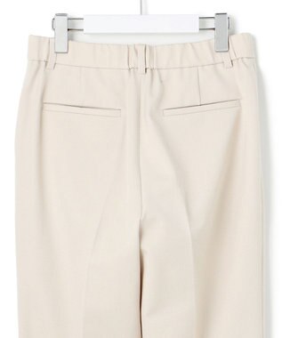 23区 L 【VERY掲載/撥水加工/洗える】TRストレッチギャバ テーパード パンツ アイボリー系