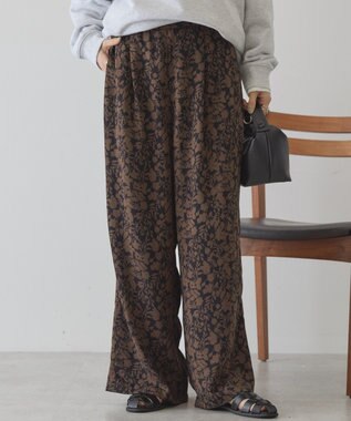 AMERICAN HOLIC 【先行予約】【イージーケア】アソート柄パンツ Brown