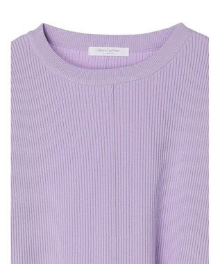 Green Parks リブニットドッキングチュニック Lavender