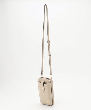 LA BAGAGERIE レザーステッチ　マルチポシェット アイボリー