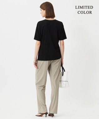 ICB L 【WEB限定カラーあり・UVカット・接触冷感・速乾】マットスキューバ セミワイドパンツ クリームブラウン系［WEB限定］