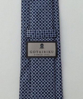 GOTAIRIKU GOTAIRIKU別注【日本製】シルク ネクタイ_小紋柄 ネイビー系8