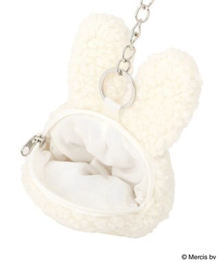 earth music&ecology 【予約】miffy/earth タグ付ミニコインケース アイボリー