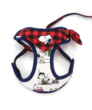 PET PARADISE スヌーピー ハーネス リード 【3Ｓ】 ファミリー柄 小型犬 -