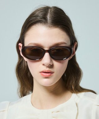 TOCCA 【UVカット・ドレス生地製のハードケース付き】 BIT CHIC SUNGLASSES カラーレンズサングラス