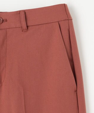 ANY L 【ウエストゴム/リントラク加工/裏起毛/ストレッチ】シークレットウォーム　ワイドパンツ テラコッタ