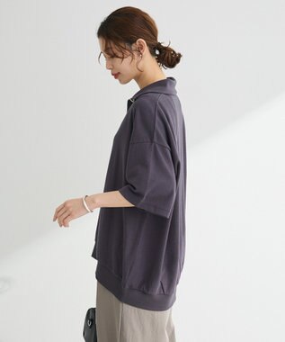 Green Parks ハーフＺＩＰチュニック Dark Gray