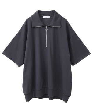 Green Parks ハーフＺＩＰチュニック Dark Gray