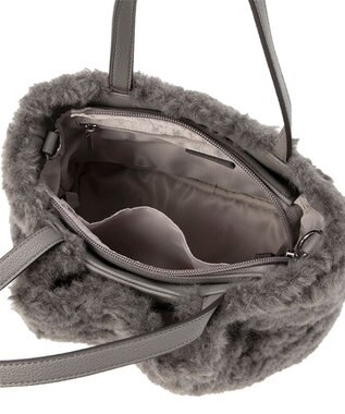 CLATHAS ケモモ 2wayハンドバッグ ココア