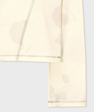 Paul Smith Floral Print シアー 長袖カットソー ライトベージュ