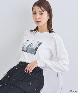 earth music&ecology シンデレラ／パフスリーブロンＴＥＥ White