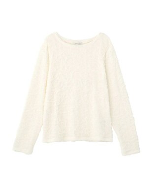 Green Parks 表面感ポコポコプルオーバー Ecru