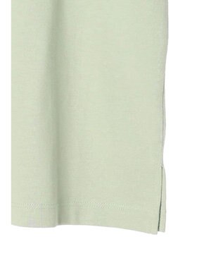 earth music&ecology フォルムスリーブ刺繍ロゴＴＥＥ Off White