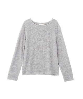 Green Parks 表面感ポコポコプルオーバー Light Gray