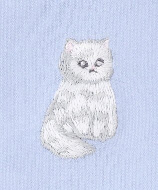 ANY KIDS 【洗濯機可能/吸汗速乾】ドライタッチ ショート丈ポロシャツ サックスブルー