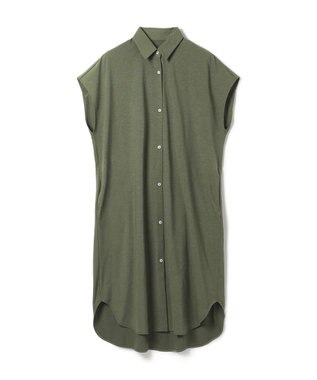 Chacott Chacott BALANCE EasyCare+ シャツワンピース カーキ