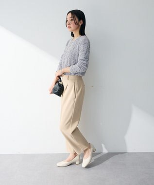 Green Parks 表面感ポコポコプルオーバー Light Gray