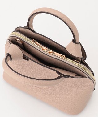 LA BAGAGERIE 【maison vert】 【超軽量/多収納】リボンハンドル2WAYバッグ グレージュ