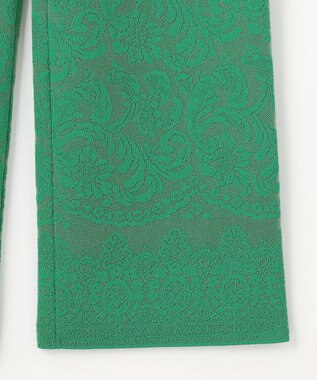 自由区 【Premium Collection】レースジャガードニット パンツ グリーン系