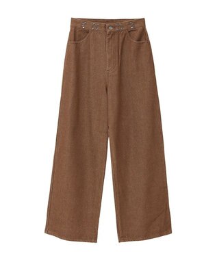 CRAFT STANDARD BOUTIQUE ホックワイドパンツ Brown