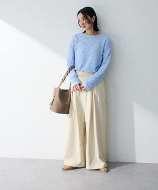 Green Parks 表面感ポコポコプルオーバー Sax